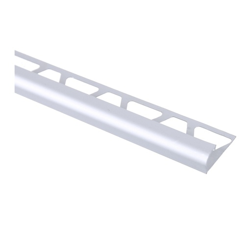 [P007297] Profil colțar exterior aluminiu 11 mm 2,5 ml argintiu TRA 100/00