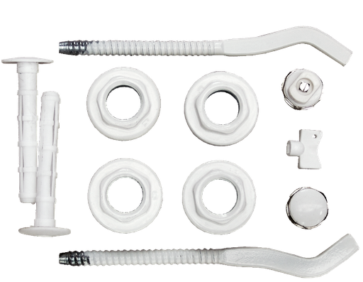 [P002664] Kit/set cu suporți și reducții 1-1/2 st-dr pentru radiator aluminiu