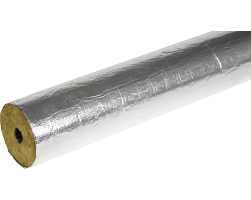 [P007838] Cochilii din vată minerală bazaltică cașerate cu folie din aluminiu, ∅ 48x30 mm, 1 ml