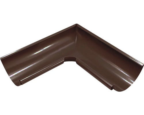 [P010667] Colț interior jgheab metalic RAL 8017 maro, Ø 125 mm