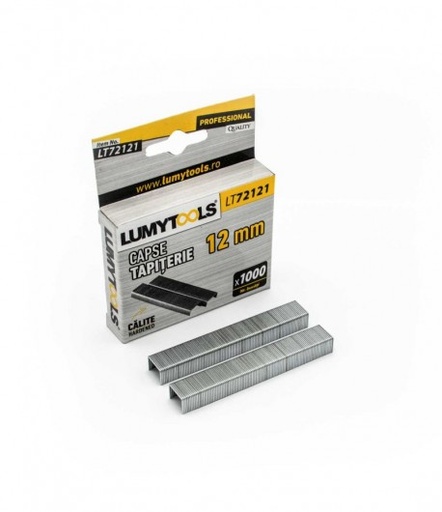 [P006979] Capse tapiţerie pentru capsator, înălțime 12x0.7 mm 1000 buc