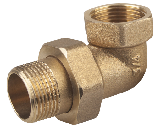 [P003334] Cot olandez alamă D. 1/2” fi/fe