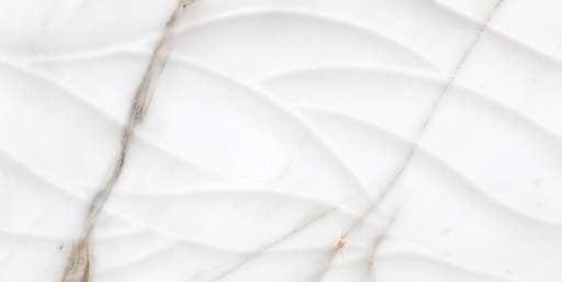 [P004211] Faianță baie/bucătărie STATUARIO alb lucios marmorată, 50x25 cm, 1.38 mp