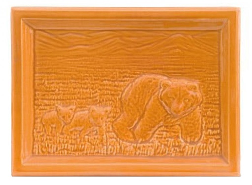 [ST_2575] Teracota alun medalion Ursuleti 1,5 placi