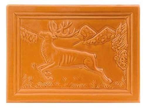 [ST_2573] Teracota alun medalion cerb 1,5 placi