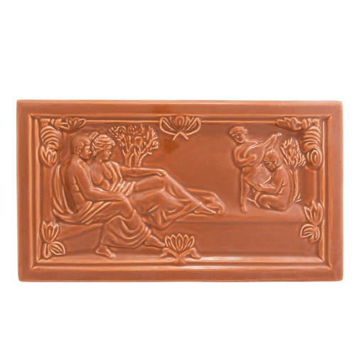 [ST_2580] Teracota alun medalion Adam si Eva