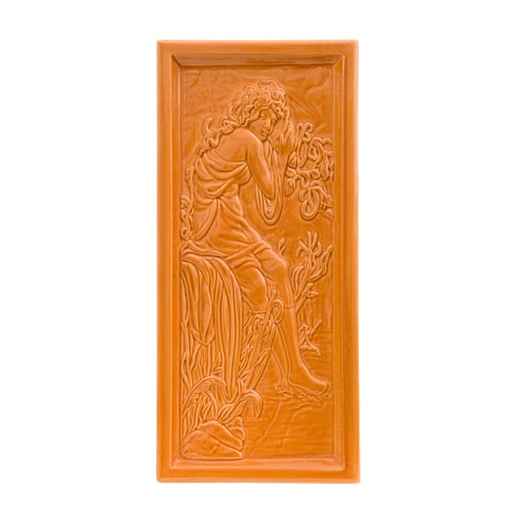 [ST_2600] Teracota alun medalion Dona 2 placi