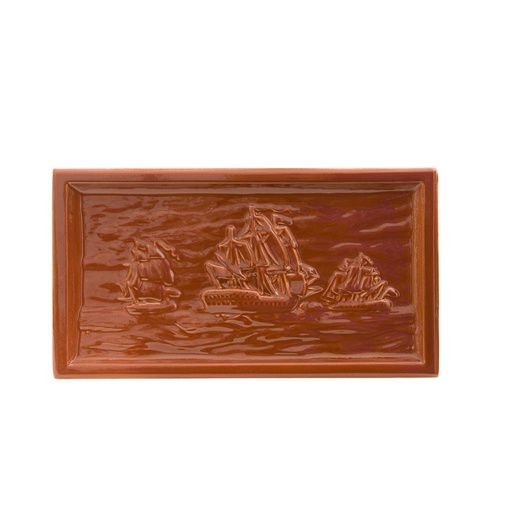 [ST_2598] Teracota maro medalion Corabii 2 placi