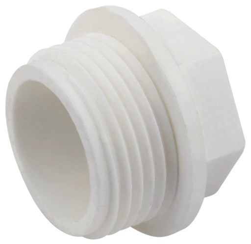 [P004314] Dop PP-R alb filetat, 3/4'' fe