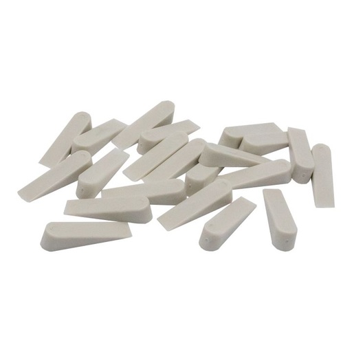 [P006695] Pene mici nivelare pentru plăci ceramice, 22x4,5 mm, 100 buc/set