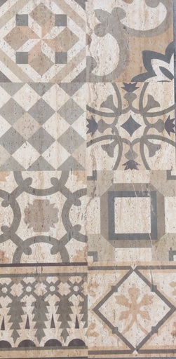 [ST_2698] Decor Travertin Rock Ivory Rustic 1284 30/60