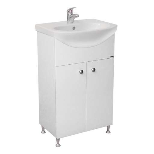 [P004061] Mobilier Neo alb cu lavoar inclus, 55 cm