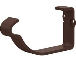 [P006854] Cârlig jgheab metalic aplicat, RAL 8017 maro, D. 125 mm