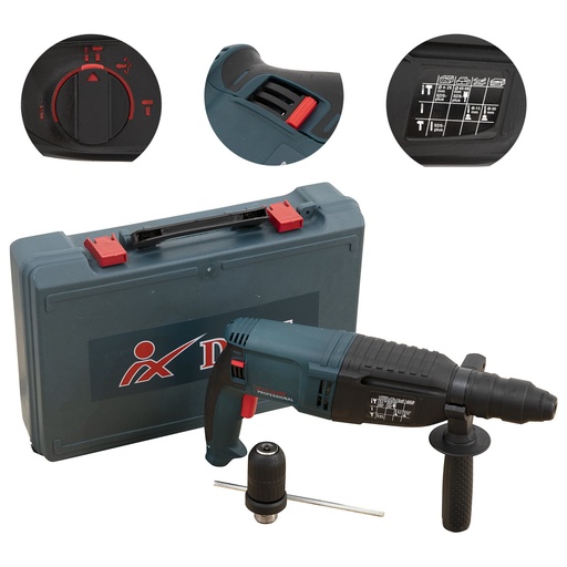 [P009612] Mașină de găurit cu percuție DRK dfr, 800W, 3J, max. 4400 r/min