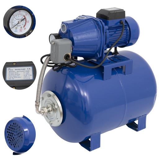 [P007809] Hidrofor apa autojet 100S DRK, 50 L, 1100W, 60 l/min, refulare 50 m, absorbtie 9 m