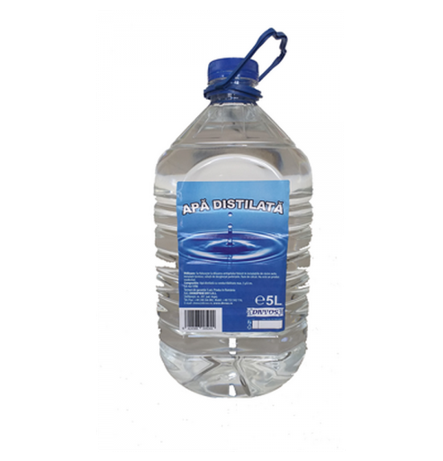 [P007280] Apă DIVVOS distilată, 5 l