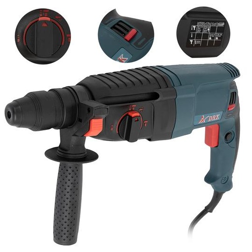 [P009613] Mașină de găurit cu percuție DRK sds, 800W max. 4400 r/min