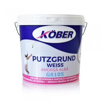 [P004082] Amorsă albă pentru exterior şi interior G8105 Putzgrund weiss, 4 l