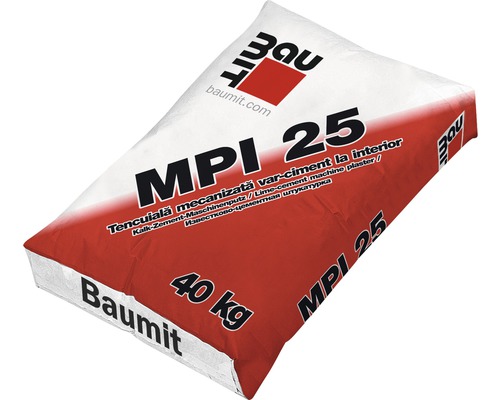 [P004745] Tencuială Baumit MPI25 pentru interior antracit 40kg