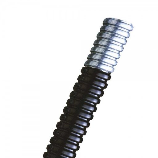 [P003356] Tub flexibil copex metalic izolație din PVC Novelite Ø16 mm interior, 50 ml 