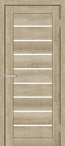 [P009707] Foaie de ușă de interior cu sticlă, Stejar Savanna, 2000x800x40 mm