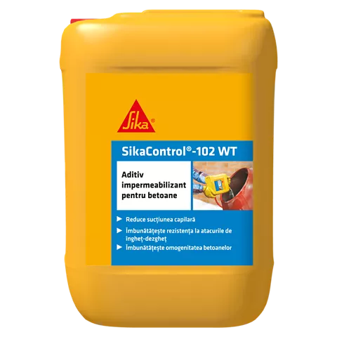 [P010943] SikaControl-102 WT, Aditiv Impermeabilizant pentru Beton, Bidon 30 kg