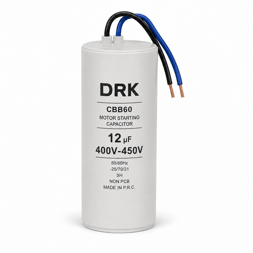 [P008669] Condensator pornire motor, 12 µF, 400V-450V, cu fir