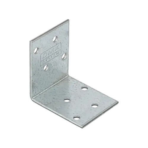 [P005121] Colțar/vinclu din oțel zincat perforat, 50X50X40X2 mm