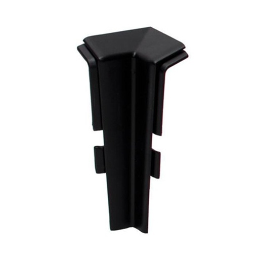 [P009204] Colț interior PVC plintă, NG 80 negru
