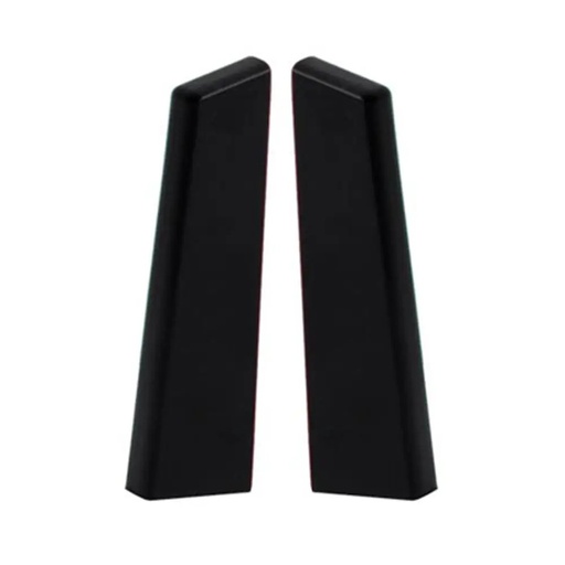 [P009206] Capăt PVC plintă stânga+dreapta, NG 80 negru, 2 buc/set