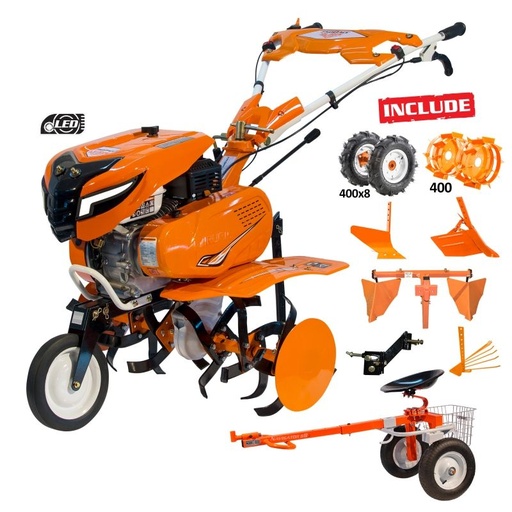 [ST_6425] Motosapa Semiprofesionala Ruris 7500Acc2 (Roti 4*8, Plug,Manicot, Accesoriu Tractat)