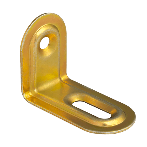 [P008852] Colțare FKS cu găuri în formă, ovale FKS 2, pentru mobilă 40x28x22x1,0 mm 