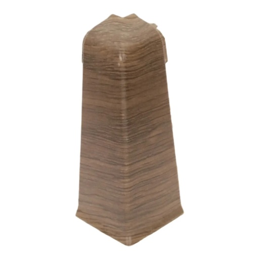 [P009236] Colț exterior din PVC pentru plintă parchet SG75 Stejar Rubens