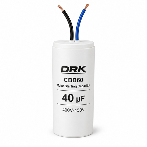 [P009360] Condensator pornire motor electric 40 µF cu fir