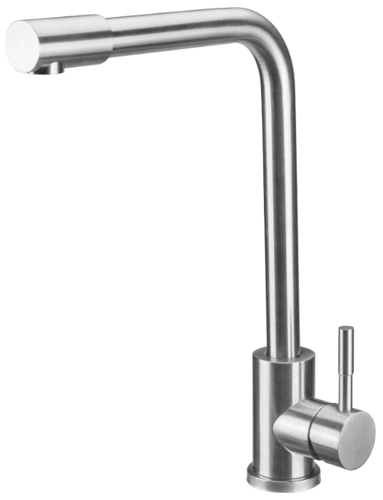 Baterie bucatarie Evosanitary 5001, tip L, monocomanda, racorduri, inox