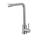 Baterie bucatarie Evosanitary 5001, tip L, monocomanda, racorduri, inox