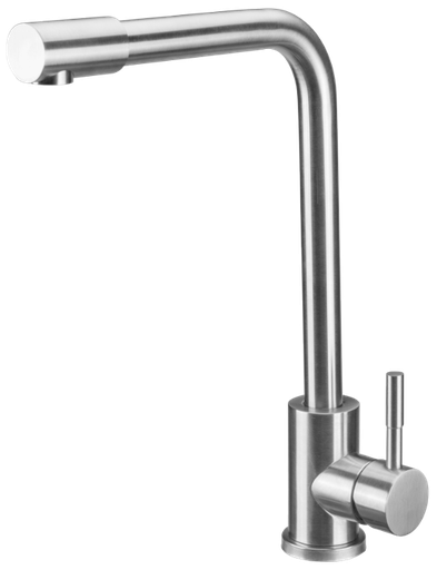 [P006576] Baterie bucatarie Evosanitary 5001, tip L, monocomanda, racorduri, inox