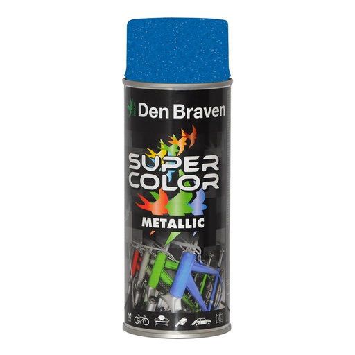 [P007816] Spray vopsea Bostik Color Universal, Albastru metalic interior/exterior, 400 ml