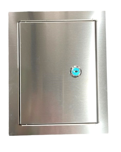 [P004992] Uşiţă vizitare inox cu încuietoare, 150x200 mm