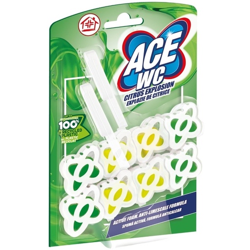 [P010518] Odorizant toaletă ACE WC lămaie, 2x48 gr