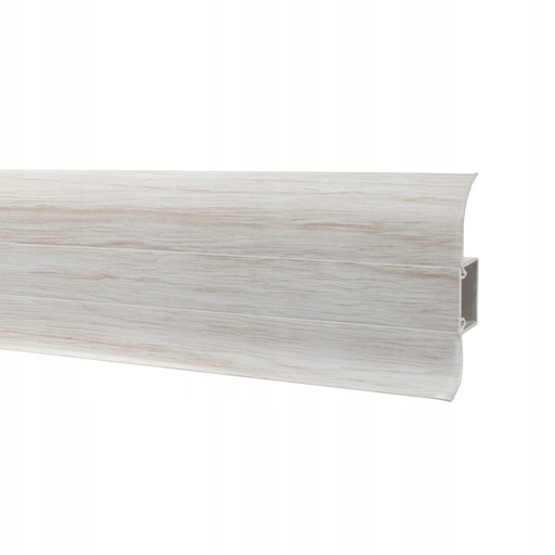 [P009207] Plintă PCV cu garnitură SG 56mm/2,5m Arțar Patina