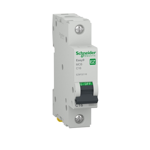 [P003524] Întrerupător automat 1P Schneider 16A Easy9 modular EZ9F32116 curbă C, 4500 A