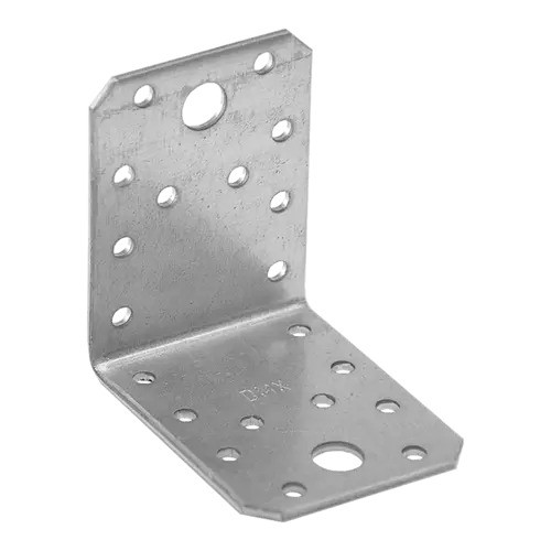 [P005112] Colțar/vinclu din oțel zincat perforat, 70x70x55x2.5 mm