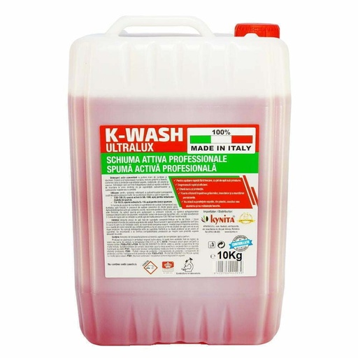 [P007903] Spuma Activa Profesionala K-WASH ULTRALUX ITALIA, spuma alba, 10 L