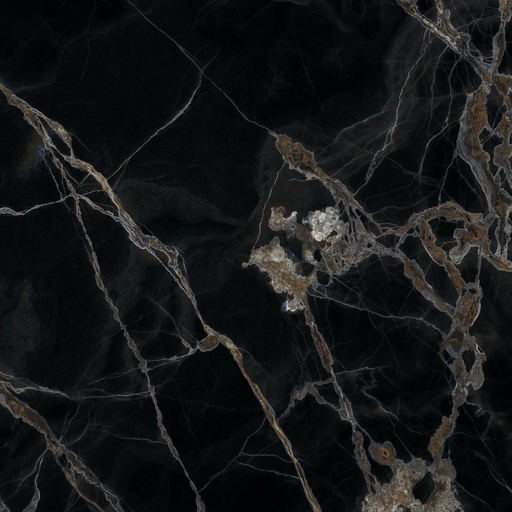 [P008596] Gresie exterior/interior porțelanată glazurată Onici black 47x47 cm, 1.55 mp