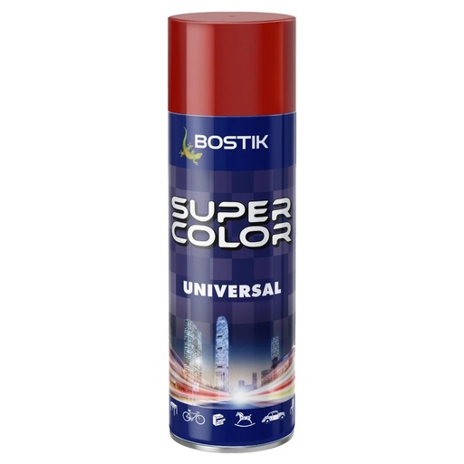 [P007806] Spray vopsea Bostik Color Universal, RAL 3003 Ruby Red interior/exterior, 400 ml