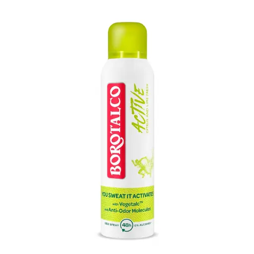 [P010792] Antiperspirant BOROTALCO Active Green, spray, 150 ml