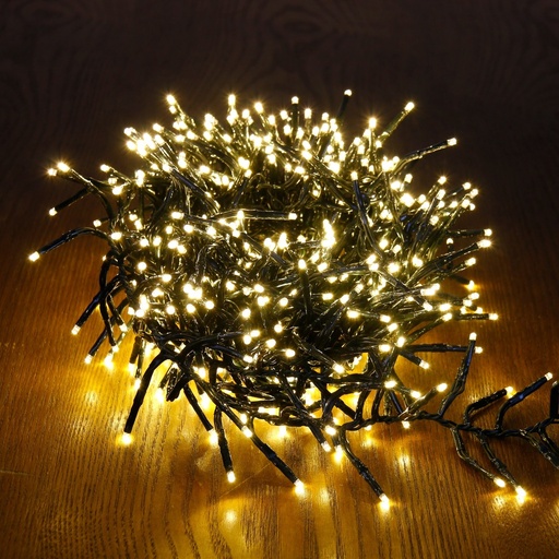 [P009761] Instalatie Craciun Cris, sir 300LED, alb cald, cu 8  functii, cu timer, 15 ml, cu baterie , cu memorie