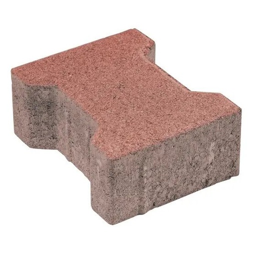 [P007683] Pavaj AUTOBLOC 20×16,5×6 cm, rosu, cu cant, 35 buc/mp