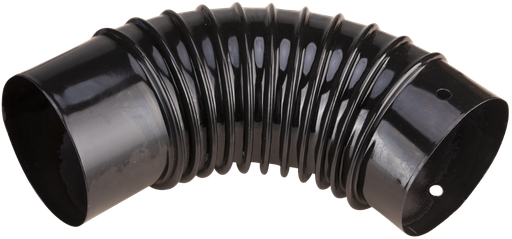 [P009315] Cot burlan emailat negru, 90 gr ø 120 mm